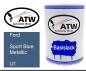 Preview: Ford, Sport Blue Metallic, U1: 500ml Lackdose, von ATW Autoteile West.